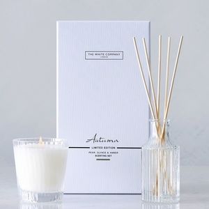 The White Company Autumn Candle & Diffuser Gift Box Set NWT